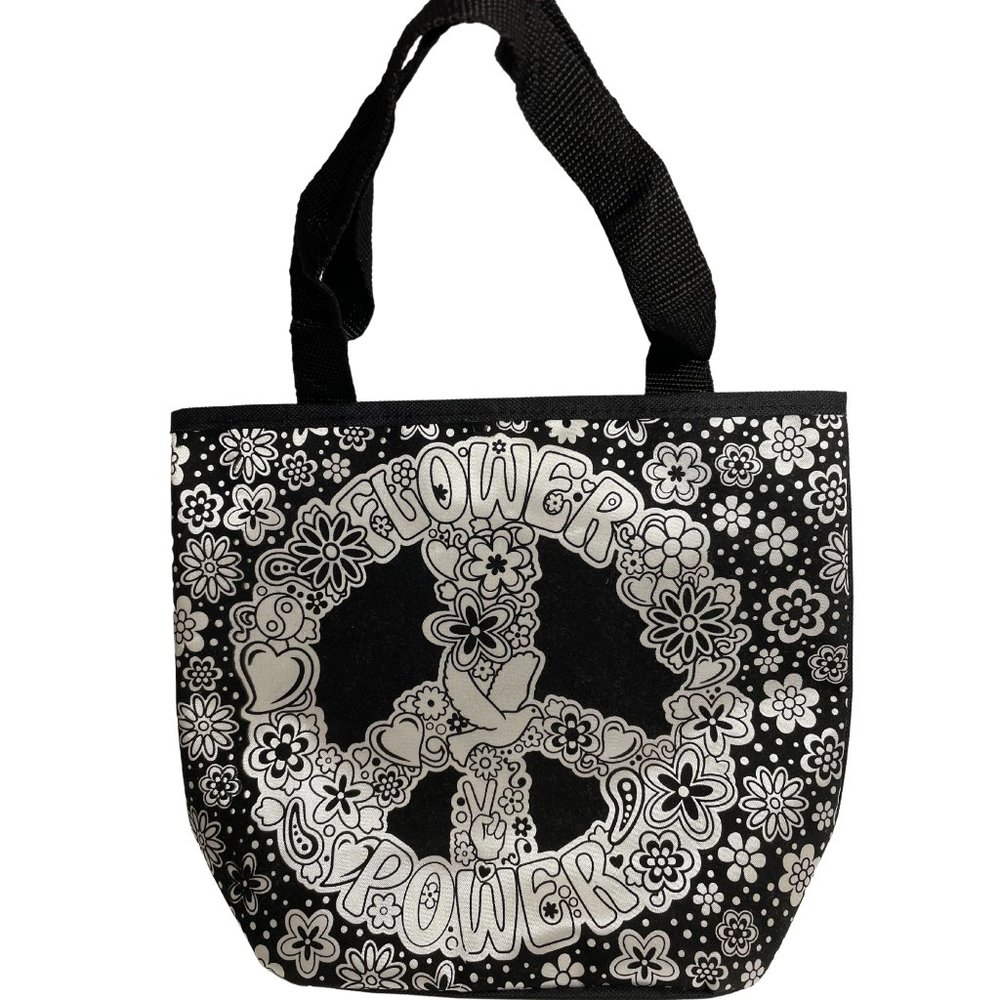 NWT Lisa Frank Flower Power Color in Yourself Posh Velvet Tote y2k-90s